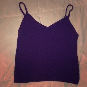 Purple Knit Tank - K&K